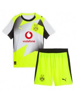 Borussia Dortmund Dječji Gostujuci Dres kompleti 2025-26 Kratak Rukavima (+ kratke hlače)